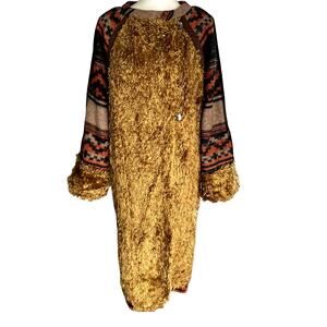 Early Y2K Another Important Culture Reversible Wool & Shearling Coat – M